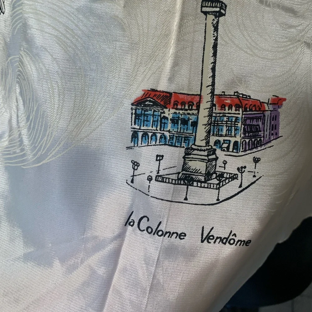 Vintage Paris Landmark Scarf